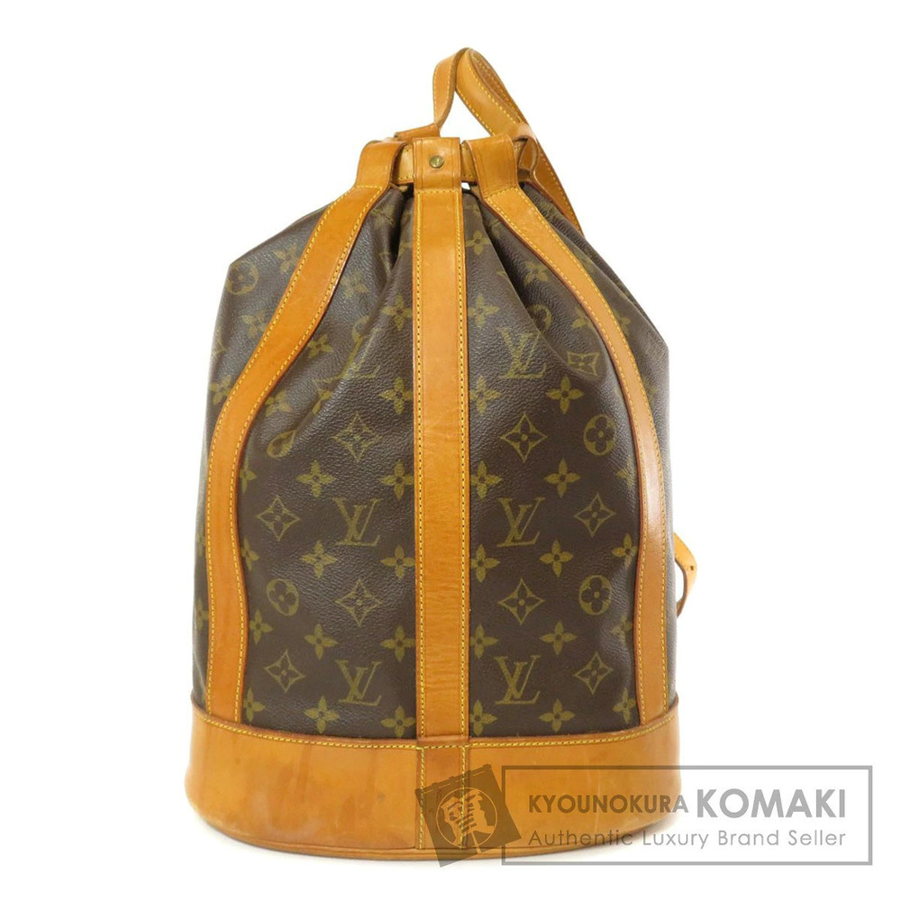Louis Vuitton Randonee Backpack Rucksack Daypack Monogram Canvas Brown